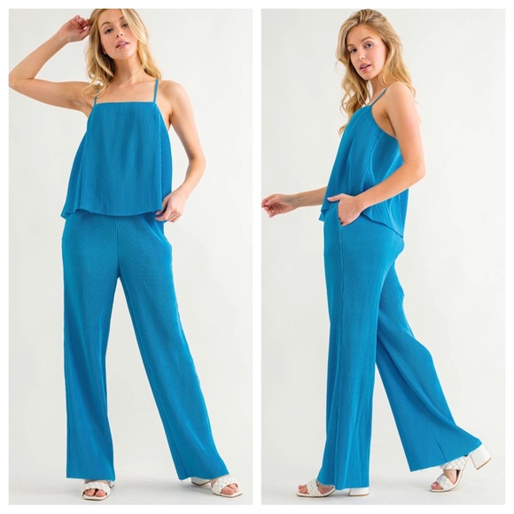 31 Fabulous Rib Sleeveless Top and Pants Set - Picture 3 of 4